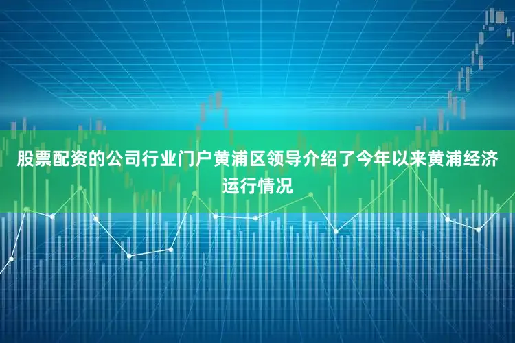 股票配资的公司行业门户黄浦区领导介绍了今年以来黄浦经济运行情况