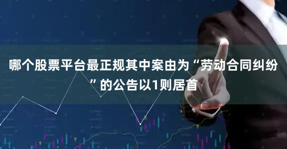 哪个股票平台最正规其中案由为“劳动合同纠纷”的公告以1则居首