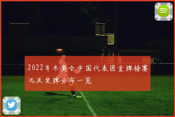 2022年冬奥会中国代表团金牌榜赛况及奖牌分布一览